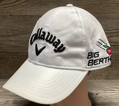 Tour Authentic Callaway Big Bertha Odyssey Golf Embroidered Logo White Cap Hat • $32.95