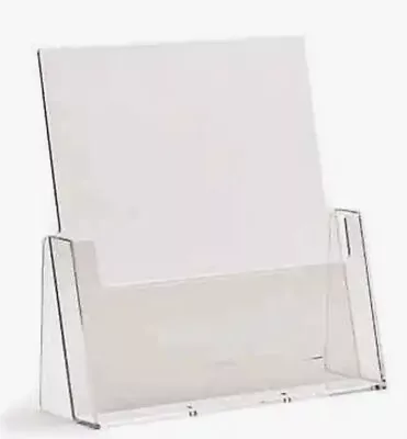 Leaflet Holders A4 Counter Top Dispenser Flyer Retail Menu Displays • £9.50