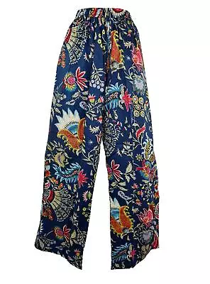 New Fair Trade Indian Cotton Trousers 8 10 12 14 16 18 20 22 Hippy Boho Ethnic • £24.19