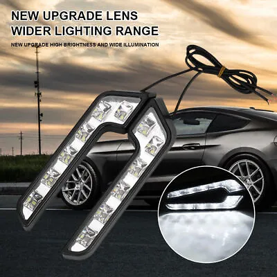 2X L Shaped 6LED Super White Waterproof Driving Fog Light Lamp Car Accessories • $10.79