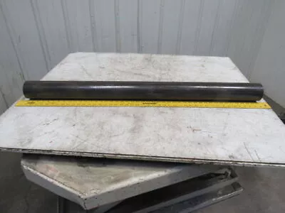 45-1/2  X 3-1/2  Steel Flat Face Steel Conveyor Roller 1-1/4  Hex Hollow Shaft • $37.98