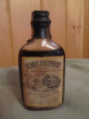 Sm Vintage Fake Whiskey Sudden Discomfort Bottle • $12.50