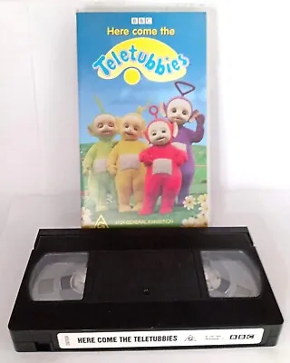 Here Come The Teletubbies PAL VHS Tape 1987 BBC/ABC Video 62min. • $6.95