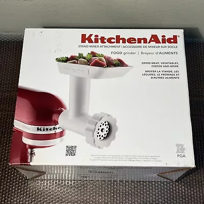 KitchenAid Stand Mixer Attachment Food Meat Vegetables Cheese Grinder White NIB • $33.99