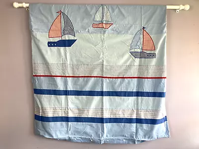 £12.99 • Buy Laura Ashley Single Duvet Cover, Blue, Boats, Ships, Nautical, Boys Room