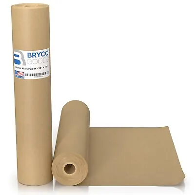 Brown Kraft Paper Roll - 18  X 1200  (100') Made In The USA - Ideal For Pack... • $13.66