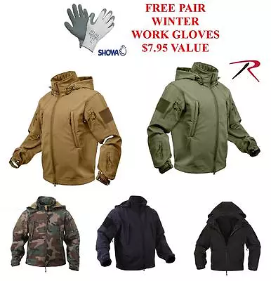 Rothco Special Ops Waterproof Tactical Soft Shell Jacket (Free Gloves Included) • $114.99