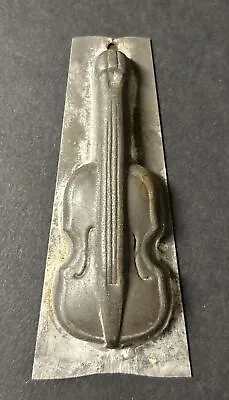 Vintage Tin Metal Chocolate Candy Mold Violin • $19.95