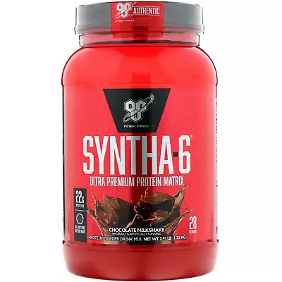 BSN Syntha-6 Ultra Premium Protein Matrix Chocolate Milkshake 2.91 Lbs (1.32 • $136.95