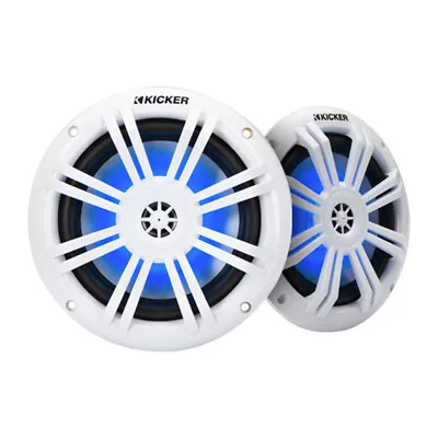 Kicker 49KM604WL KM 6.5  4 Blue LED Coaxial • $209