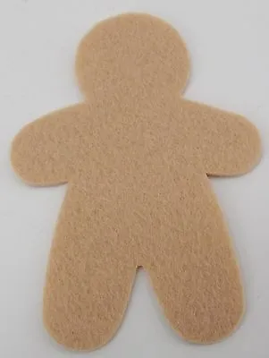 12 Gingerbread Man Wool Blend Felt Die Cuts • $3.45