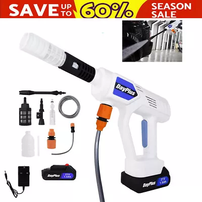 £27.10 • Buy Handheld High Pressure Washer Battery Commercial Household Electric Car Cleaner