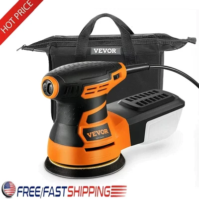 $36.46 • Buy Random Orbit Sanders Palm Electric Corded Machine 6 Speeds Adjustable Vacuum New