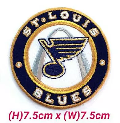 $2.99 • Buy New St.Louis Blues Hockey NHL3inchLogo Patch Sport Embroidery Iron,sew On Fabric