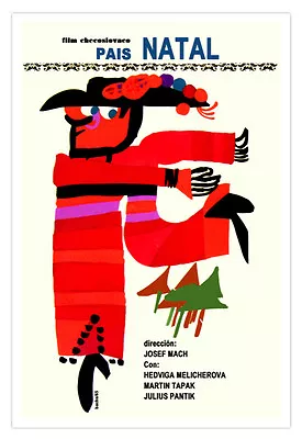 Cuban Movie Poster NATIVE Country Czech Art Film.Decor.Folkloric Dance Custome • $18.99