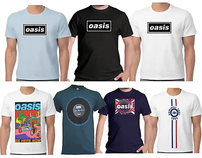 Oasis T Shirt OFFICIAL Definitely Maybe Decca Logo Be Here Now Live Forever Tour • £15.79