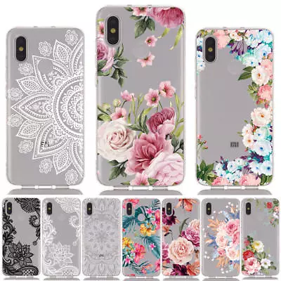 For Xiaomi Mi A2 9 10T Lite Poco F1 Painting Slim Soft Silicone Clear Case Cover • £4.79