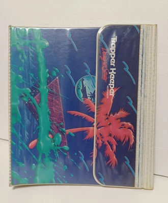 $30 • Buy Vintage Trapper Keeper Notebook Designer Series Mead Binder 80s Palm Tree Vtg