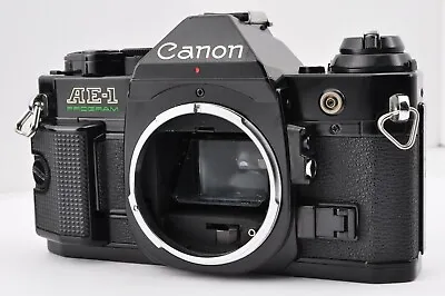 Near Mint Canon AE-1 Program 35mm Film Camera W/ FD 50mm F/1.8 S.C. JAPAN #FC03 • £170.99