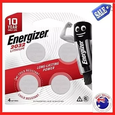 Energizer 2032 Coin Battery Pack Of 4 • $18.98