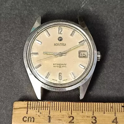 Vintage Roamer Stingray Roto 44 Mens Watch • $260