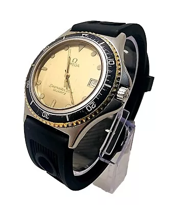 Vintage Omega 1332 Seamaster 120 Quartz Date Men's Watch • $1150