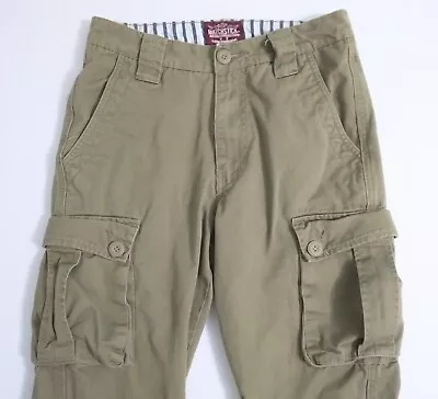 MatchStick Men's Size 29 Khaki Cargo Utility Tactical Pants Vintage Y2K • $26.95