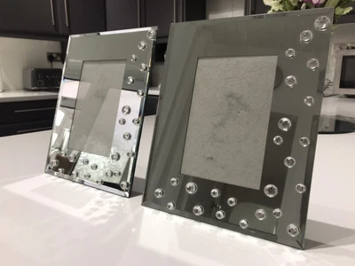 £8 • Buy Mirrored Glass Picture Frame
