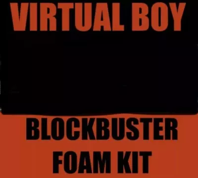 Blockbuster Nintendo VirtualBoyFoam Restoration Kit • $130