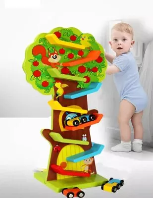 £17.99 • Buy Toddler Toys Wooden Ramp Racer Race Car Toys For 1 2 3 4 5  Year Old Girls Boys 