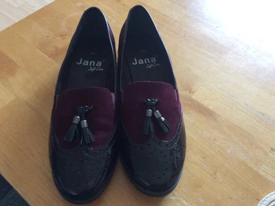 £7 • Buy Jana Soft Line Shoes Size 5UK 38H EUR. Burgundy Patent.