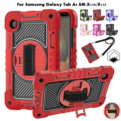 For Samsung Galaxy Tab A9 X110/X115 Tablet Case 8.7  Heavy Armor Kickstand Cover • £15.53