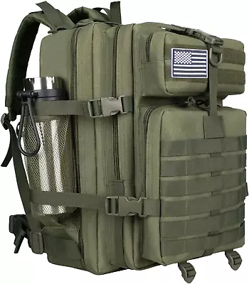 Mochila Táctica Para Hombre Grande 45L Militar Impermeable Deporte Al Aire Libre • $37.99