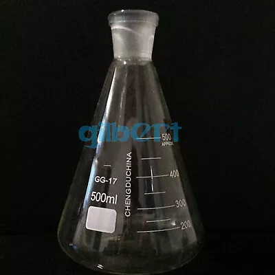 500-5000ml Quickfit Multiple Ground Joint Conical Flask Erlenmeyer Lab Glassware • $11.35