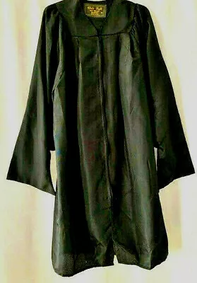 Oak Hall Black  Matte Master Graduation  Gown  Many Sizes And Some Shiny • $29.94