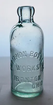 $8 • Buy Old Hutch Hutchinson Soda Bottle – CHAMPION Ironton OH - OH0602