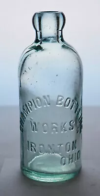 $8 • Buy Old Hutch Hutchinson Soda Bottle – CHAMPION Ironton OH - OH0602