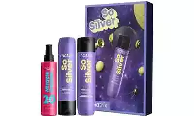 Matrix So Silver Holiday Fantasy Kit - Shampoo Conditioner & Spray • $35.99