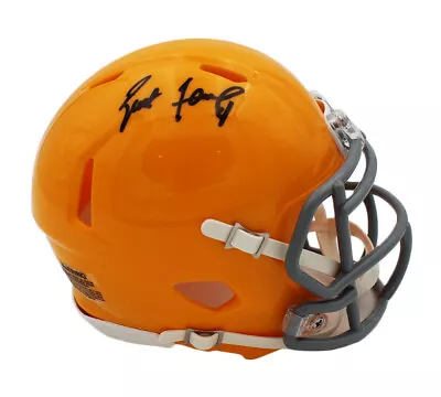 Brett Favre Signed Green Bay Packers Speed 1950's Throwback NFL Mini Helmet • $455.23