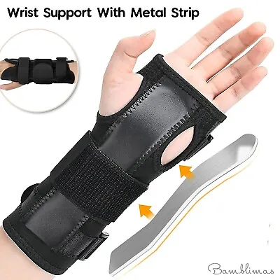£8.76 • Buy 1 Pcs, Universal Wrist Support Right Hand Or Left Hand With Metal Strip For Pain