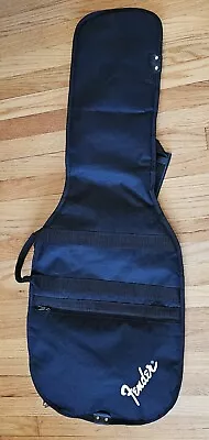 Fender® Padded Electric Guitar Carry Case Gig Bag Soft Shell Double Strap Black  • $7.99