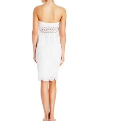 Tigerlily White Balchick Skirt Size 8 Summer Pencil Wiggle Skirt RRP $249.95 • $25