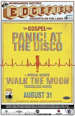 Panic At The Disco / Walk The Moon  Gospel Tour  2014 Portland Concert Poster • $31.08