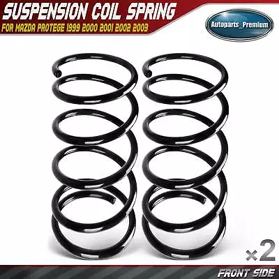 2x Coil Springs For Mazda Protege 1999-2003 L4 1.6L 1.8L 2.0L Front Left & Right • $46.99