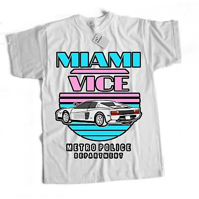 Miami Vice Inspired Action Drama Crime Horror Sci Fi Retro 90S T Shirt • £5.99