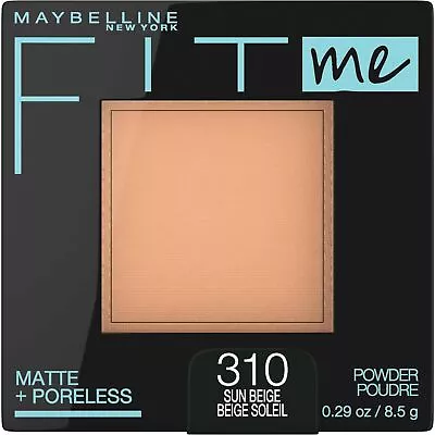 Maybelline New York Fit Me Matte Plus Pore Less Powder 310 Sun Beige 0.29 • $9.52