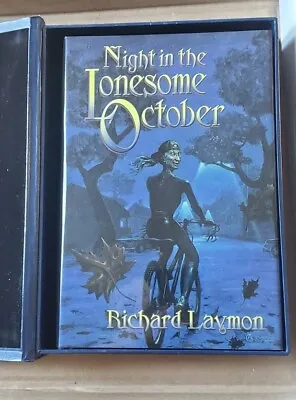 RICHARD LAYMON NIGHT IN THE LONESOME OCTOBER AUTOGRAPHED & NUMBERED Uu. • $449