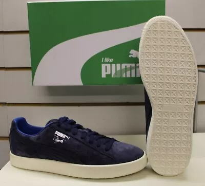 £29.99 • Buy Men's Puma Clyde Normcore Peacoat Blue Suede Retro Fashion Trainers UK 8 EU 42
