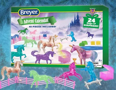 Breyer Horses Advent Calendar 2022 Mini Whinnies  Unicorns Holiday #700723 • $24.99