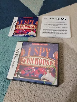 Nintendo DS Scholastic I Spy Fun House Authentic Case & Manual ONLY-NO GAME  • $10